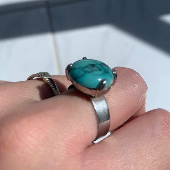 Turquoise Ring from Greece - Picture 4 of 5